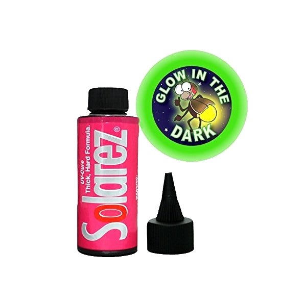 Solarez UV Cure Resin - Thick Hard GLOW 2 oz - UV Resin &amp; Adhesives - Fly Fish Food