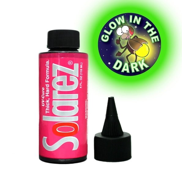 Solarez UV Cure Resin - Thick Hard GLOW 4 oz - UV Resin &amp; Adhesives - Fly Fish Food