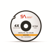 Scientific Anglers Absolute Tri - Color Sighter Tippet - 10m - Tippet, Leader & Accessories - Fly Fish Food