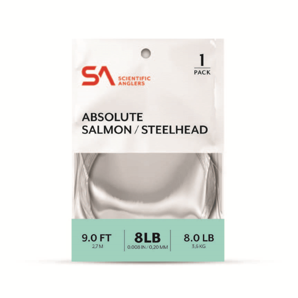 Scientific Anglers Absolute Salmon/Steelhead Leader - Tippet, Leader &amp; Accessories - Fly Fish Food