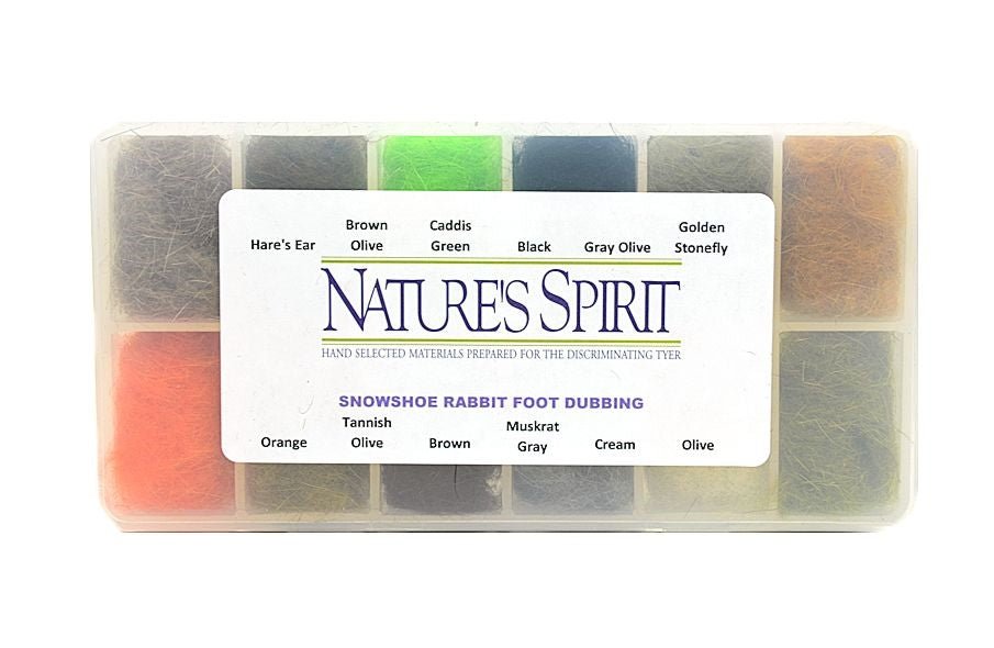 Nature's Spirit Snowshoe Rabbit Foot Dubbing Dispenser - Dubbing - Fly Fish Food
