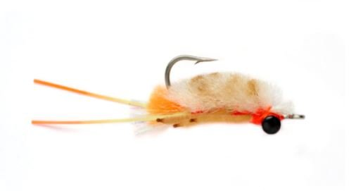 Sand Flea - Tan &amp; White - Flies - Fly Fish Food