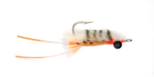 Sand Flea - White &amp; Gray - Flies - Fly Fish Food