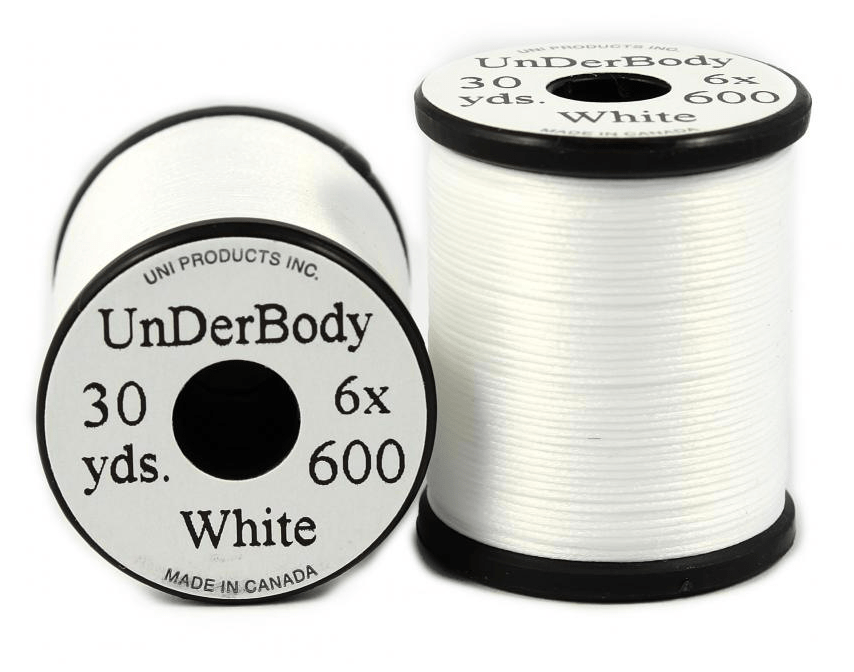 UNI UnDerBody White - Thread - Fly Fish Food