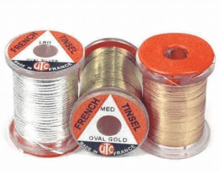 UTC French Tinsel Oval - Wire , Tinsel &amp; Lead - Fly Fish Food