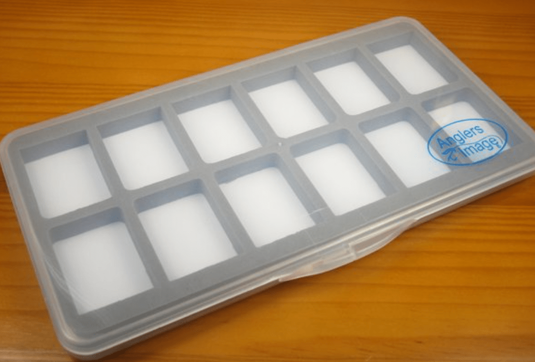 Ultra - Thin Large Fly Box 12 Comp Magnetic - Fly Boxes - Fly Fish Food