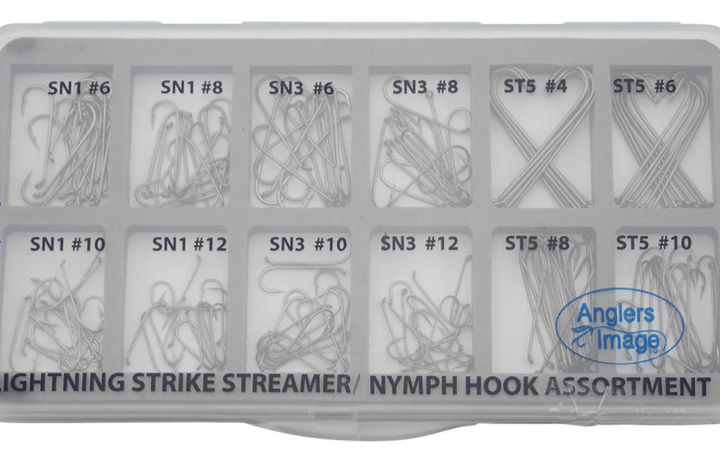 Lightning Strike Hook Assortment Box - Hooks &amp; Shanks - Fly Fish Food