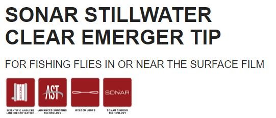 Scientific Anglers - Sonar Stillwater - Emerger Tip (Midge Tip) Fly Line - Fly Lines - Fly Fish Food