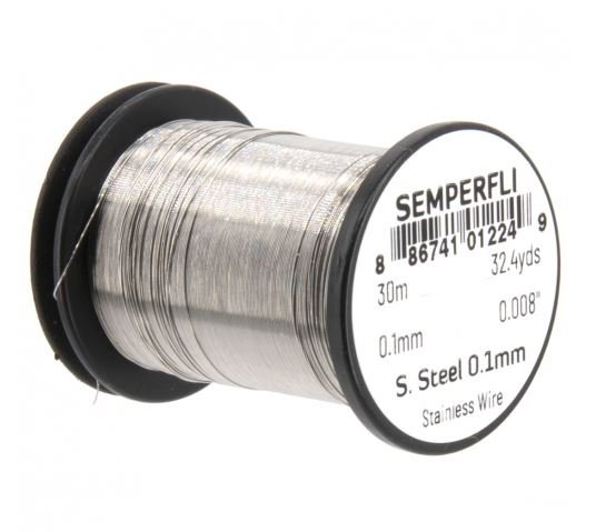 Semperfli Stainless Steel Fly Brush Wire - Wire , Tinsel & Lead - Fly Fish Food