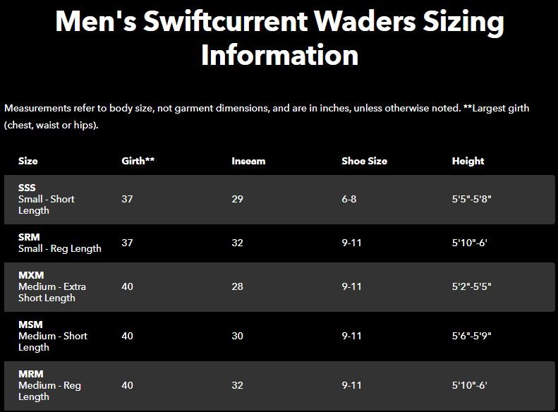 Patagonia Swiftcurrent Waders (Discontinued) - Waders - Fly Fish Food