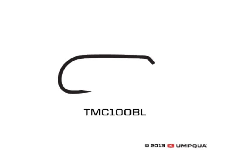 TMC 100BL Barbless Dry Fly Hook - Hooks &amp; Shanks - Fly Fish Food