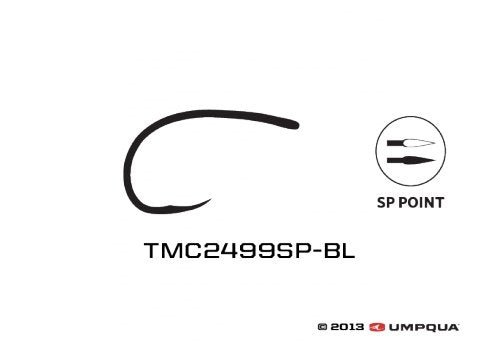 TMC 2499SP - BL Scud/Czech Nymph Hook - Hooks & Shanks - Fly Fish Food