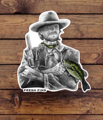 The Good, The Bass, The Ugly Sticker - Stickers - Fly Fish Food
