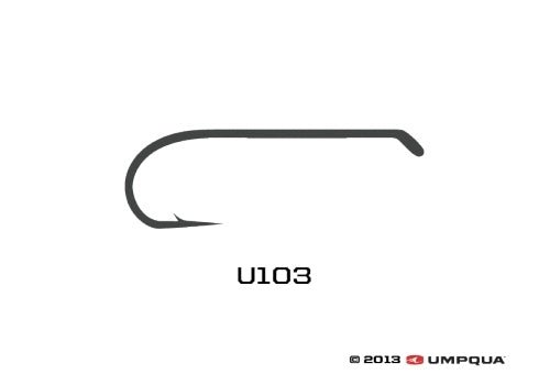 Umpqua U103 Nymph &amp; Streamer Hook - 50 pack - Hooks &amp; Shanks - Fly Fish Food