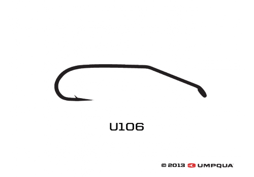 Umpqua U106 Bent Shank Nymph Hook - 50 pack - Hooks & Shanks - Fly Fish Food