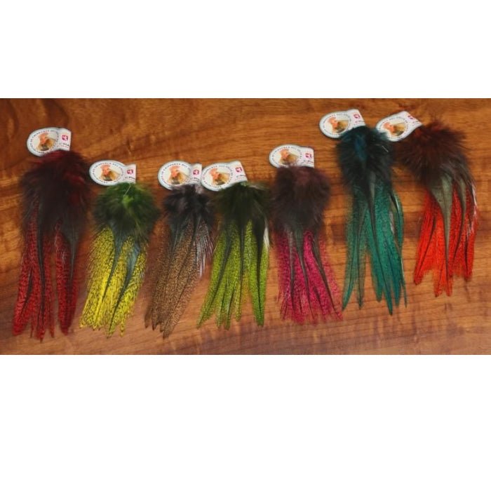 UV2 Coq de Leon Perdigon Fire Tail Feathers - Hackle - Fly Fish Food