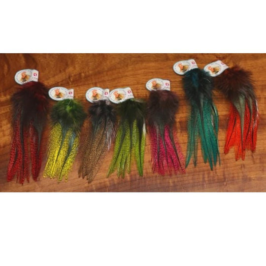 UV2 Coq de Leon Perdigon Fire Tail Feathers - Hackle - Fly Fish Food