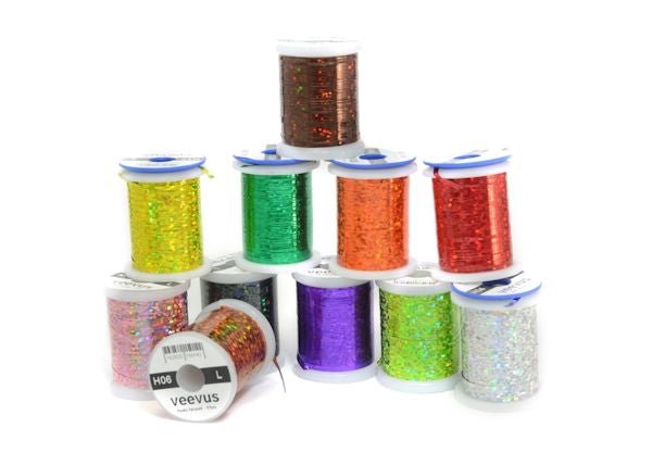 Veevus Holographic Tinsel - Wire , Tinsel & Lead - Fly Fish Food