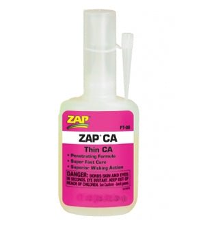 Zap CA Super Thin - UV Resin &amp; Adhesives - Fly Fish Food