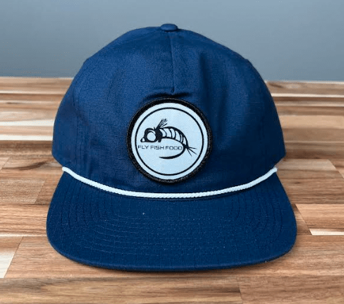 Fly Fish Food Logo Hat - Navy/White Band - Hats - Fly Fish Food
