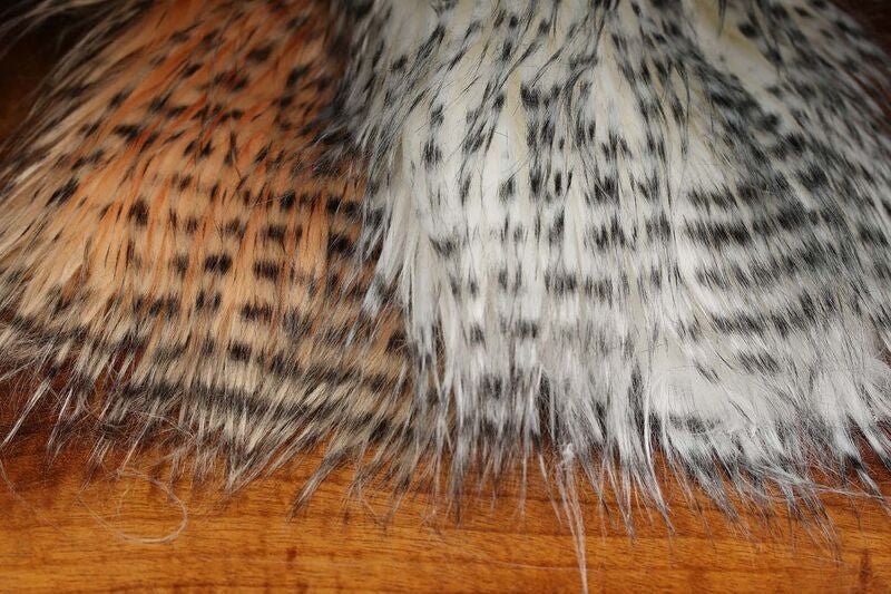 Barred Pseudo Hair - Synthetic Fibers &amp; Flash - Fly Fish Food