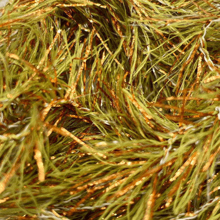 Upavon Pure Copper Flash Damsel Straggle Hackle - Chenille - Fly Fish Food