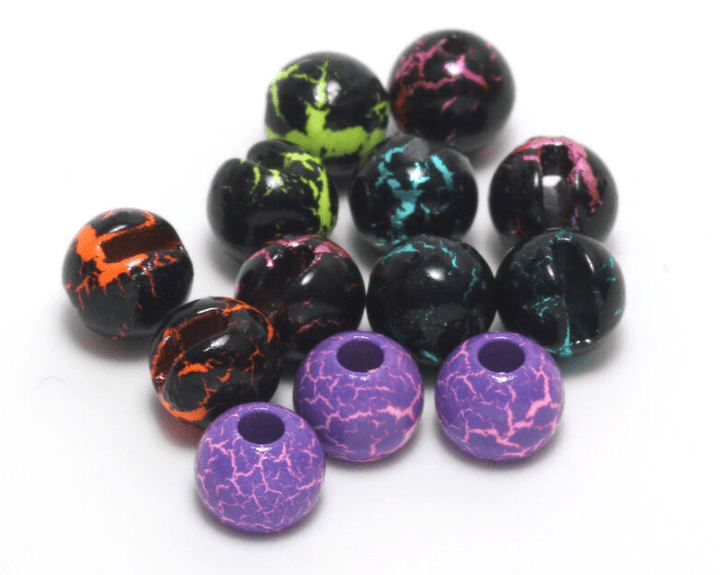 Hareline Tungsten Beads - Crackle - Beads - Fly Fish Food