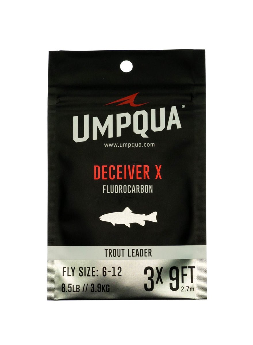Umpqua Deceiver X Fluorocarbon Leader - 7.5' - Tippet, Leader & Accessories - Fly Fish Food