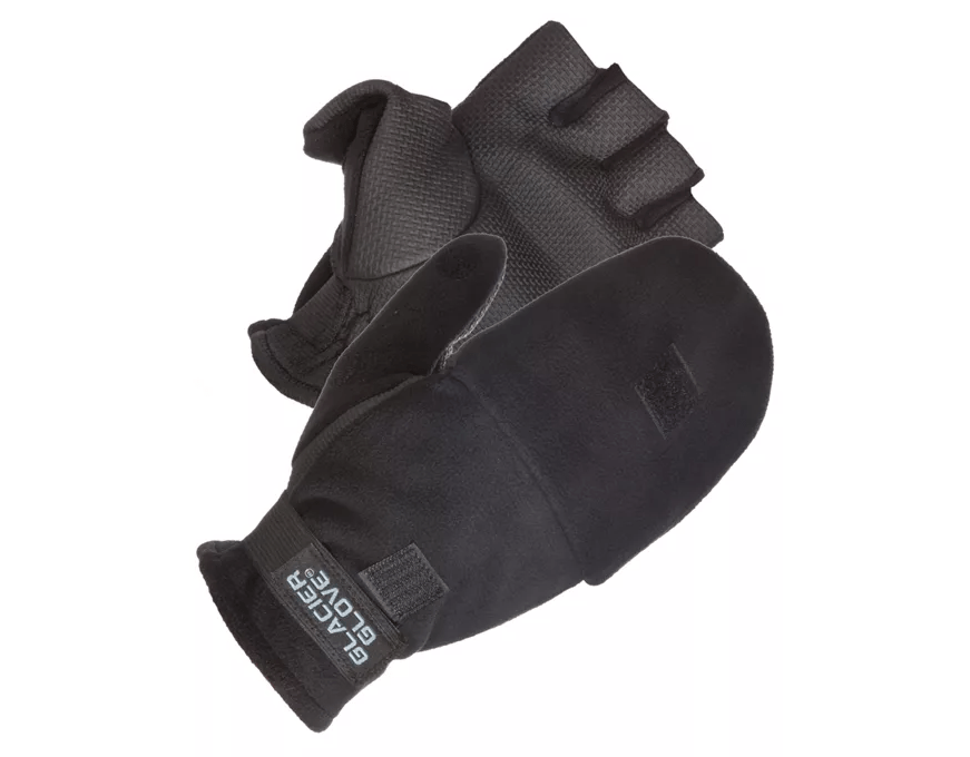 Glacier Glove Alaska River Flip Mitt - Black - Accessories &amp; Misc - Fly Fish Food