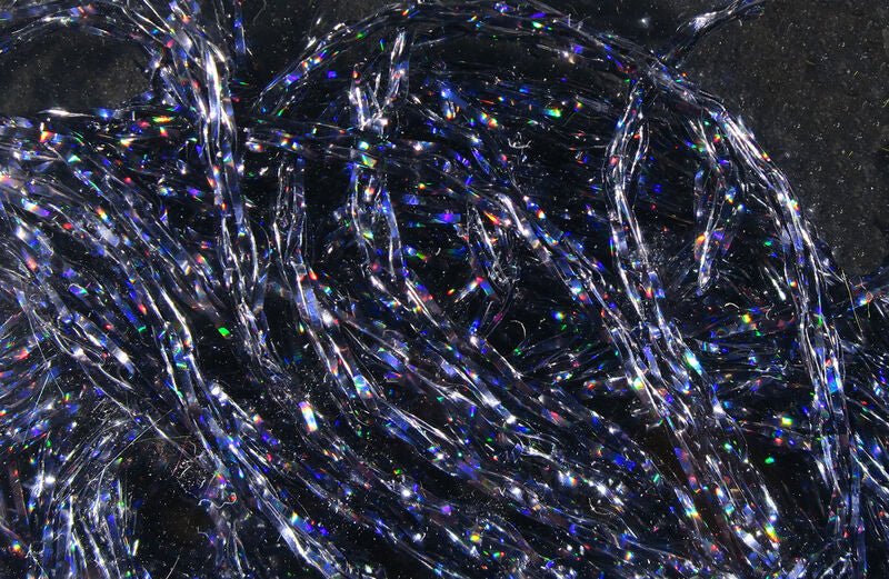 Diamond Braid - Holographic - Synthetic Fibers &amp; Flash - Fly Fish Food