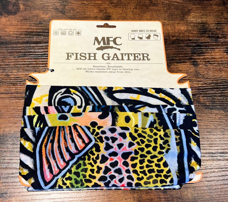 MFC Fish Gaiter - Estrada's Rainbow Trout Graffiti - Apparel - Fly Fish Food