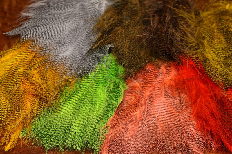 Fine Black Barred Marabou - Feathers &amp; Marabou - Fly Fish Food