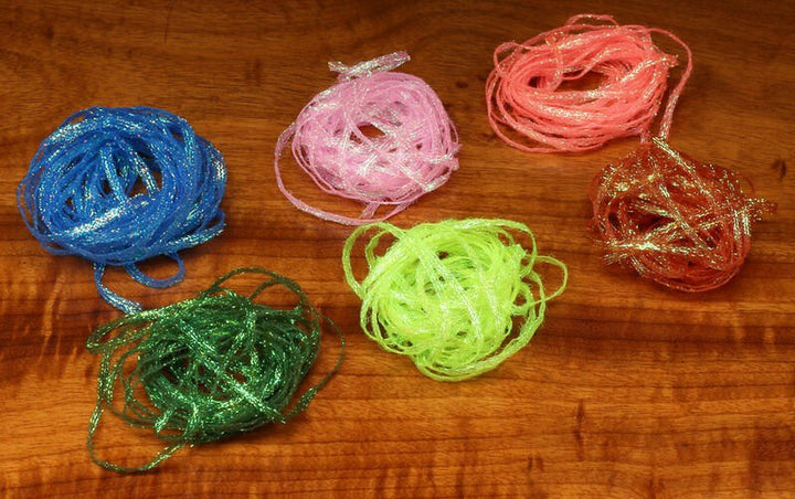 Flat Diamond Braid - Synthetic Fibers &amp; Flash - Fly Fish Food