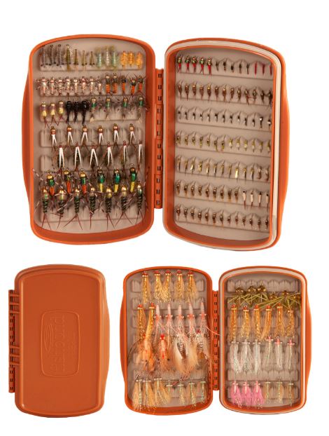 Tacky Pescador Fly Box - Small - Burnt Orange - Fly Boxes - Fly Fish Food