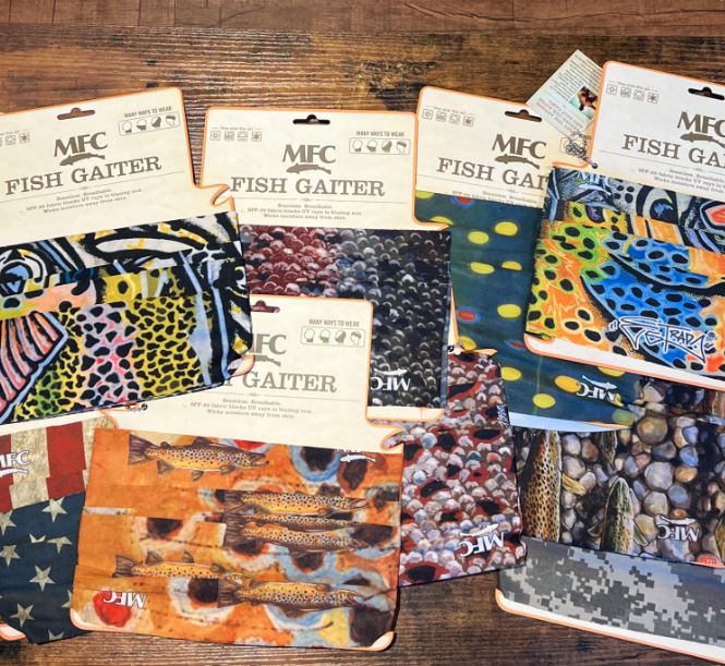 MFC Fish Gaiter - Estrada's Rainbow Trout Graffiti - Apparel - Fly Fish Food