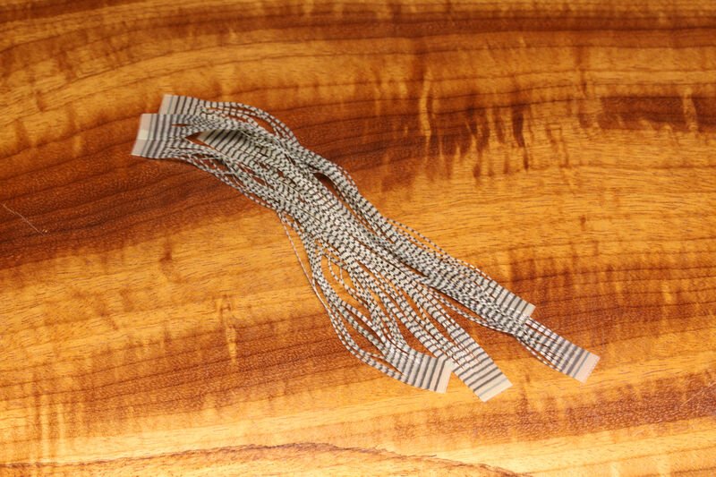 Grizzly Micro Legs - Synthetic Fibers &amp; Flash - Fly Fish Food