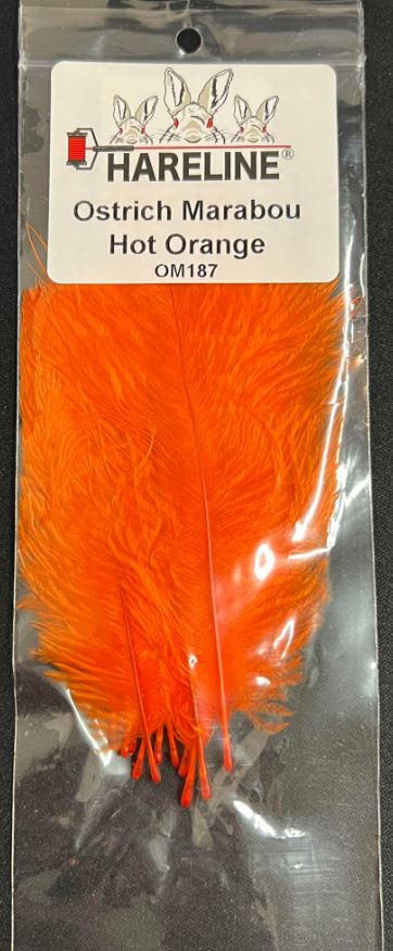 Ostrich Marabou - Feathers &amp; Marabou - Fly Fish Food