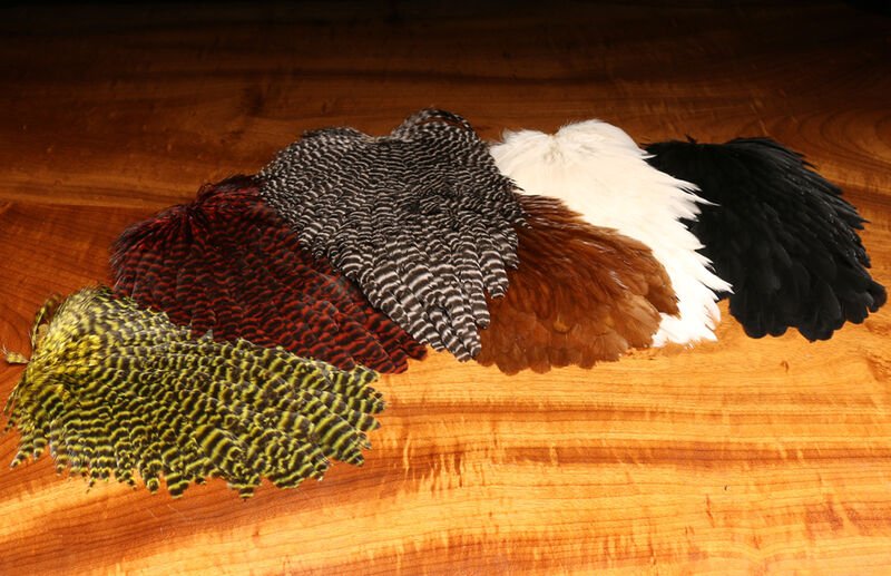 Hareline - Hen Saddle - Hackle - Fly Fish Food