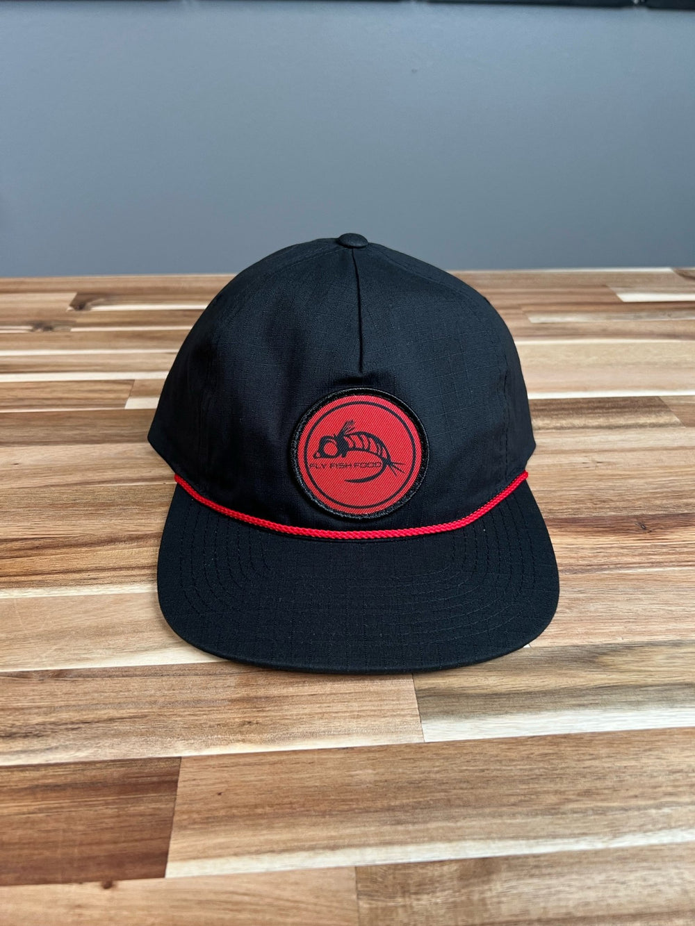 Fly Fish Food Logo Hat - Black/Red Band - Hats - Fly Fish Food