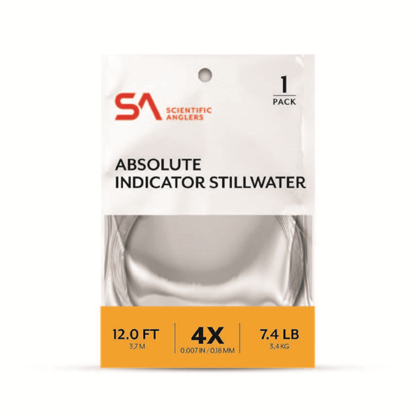 Scientific Anglers Indicator/Stillwater Leader - 12' - Tippet, Leader & Accessories - Fly Fish Food