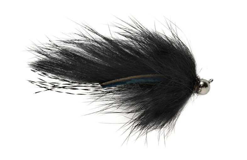Tactical Jig Zonker Black Barbless - Flies - Fly Fish Food