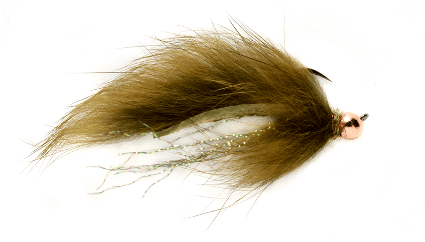 Tactical Jig Zonker Olive Barbless - Flies - Fly Fish Food