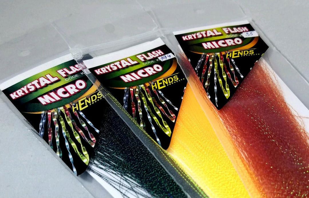Hends Krystal Flash Micro - Synthetic Fibers &amp; Flash - Fly Fish Food