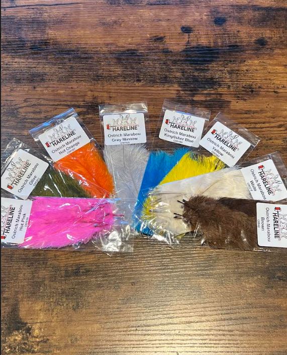 Ostrich Marabou - Feathers & Marabou - Fly Fish Food