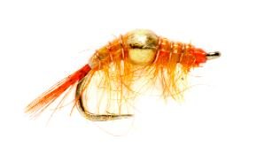 Bead Body Scud - Orange - Flies - Fly Fish Food