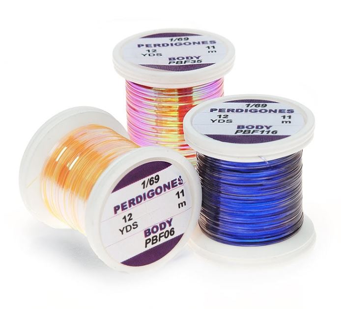Perdigones Pearl Body - Medium - Wire , Tinsel & Lead - Fly Fish Food