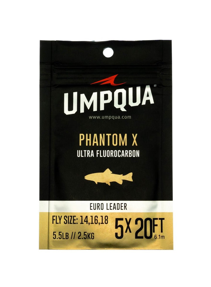 Umpqua Phantom X Euro Nymph Leader 20ft - Tippet, Leader &amp; Accessories - Fly Fish Food