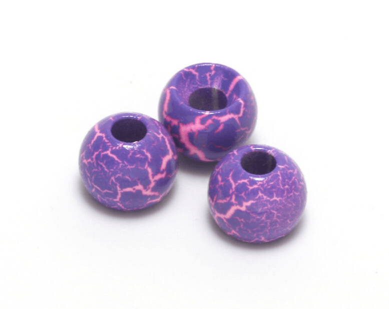 Hareline Slotted Tungsten Beads - Crackle - Beads - Fly Fish Food