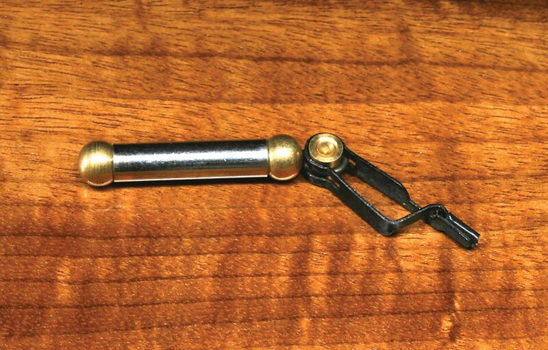 Small Handled Rotary Hackle Plier with Silicon Sleeve - Tools & Vises - Fly Fish Food
