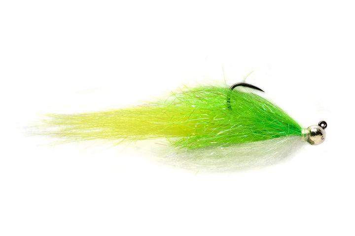 GD Spark Plug - Chartreuse/White Size 2 - Flies - Fly Fish Food